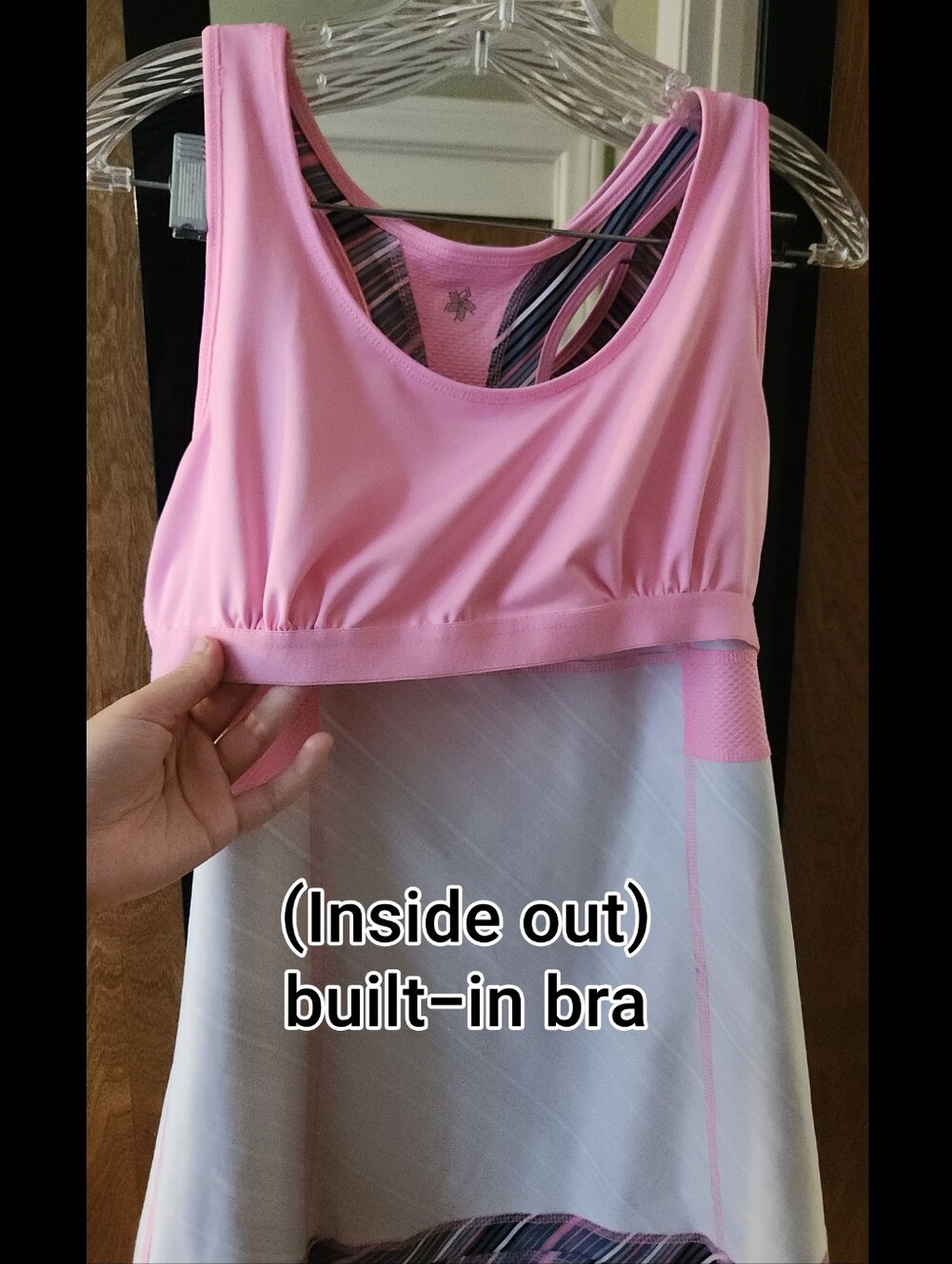 Tek Gear Fitness Tank With Built In Bra - Picture 8 of 11
